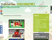Tablet Screenshot of parachiquitines.com